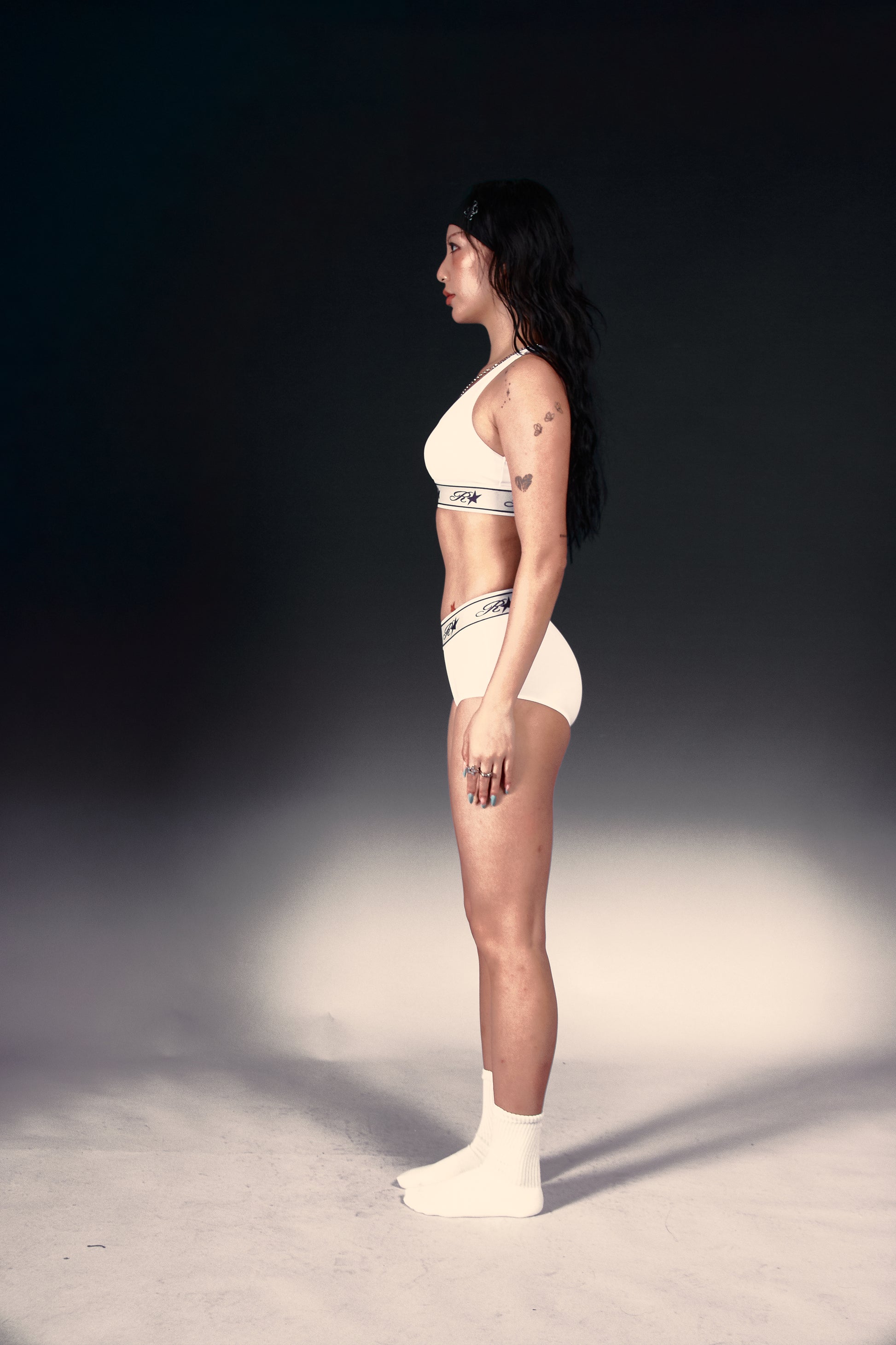 Sports Star Bra Set - White