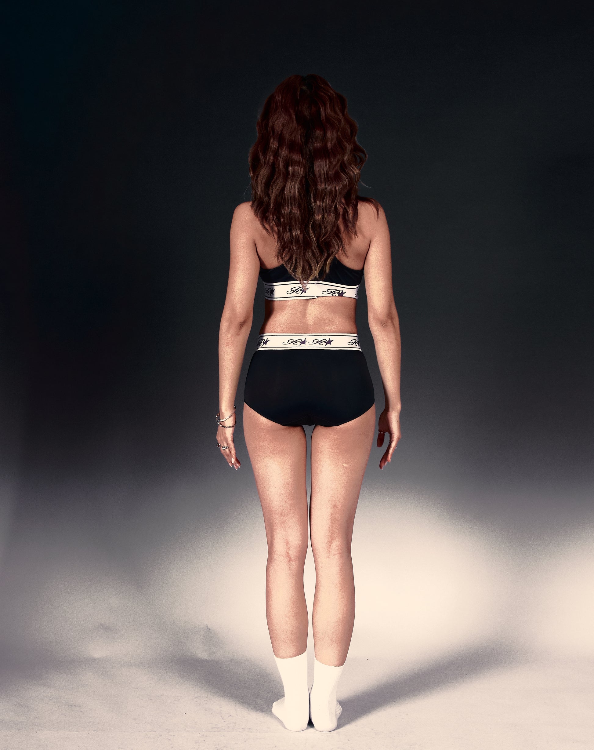 Sports Star Bra Set - Black