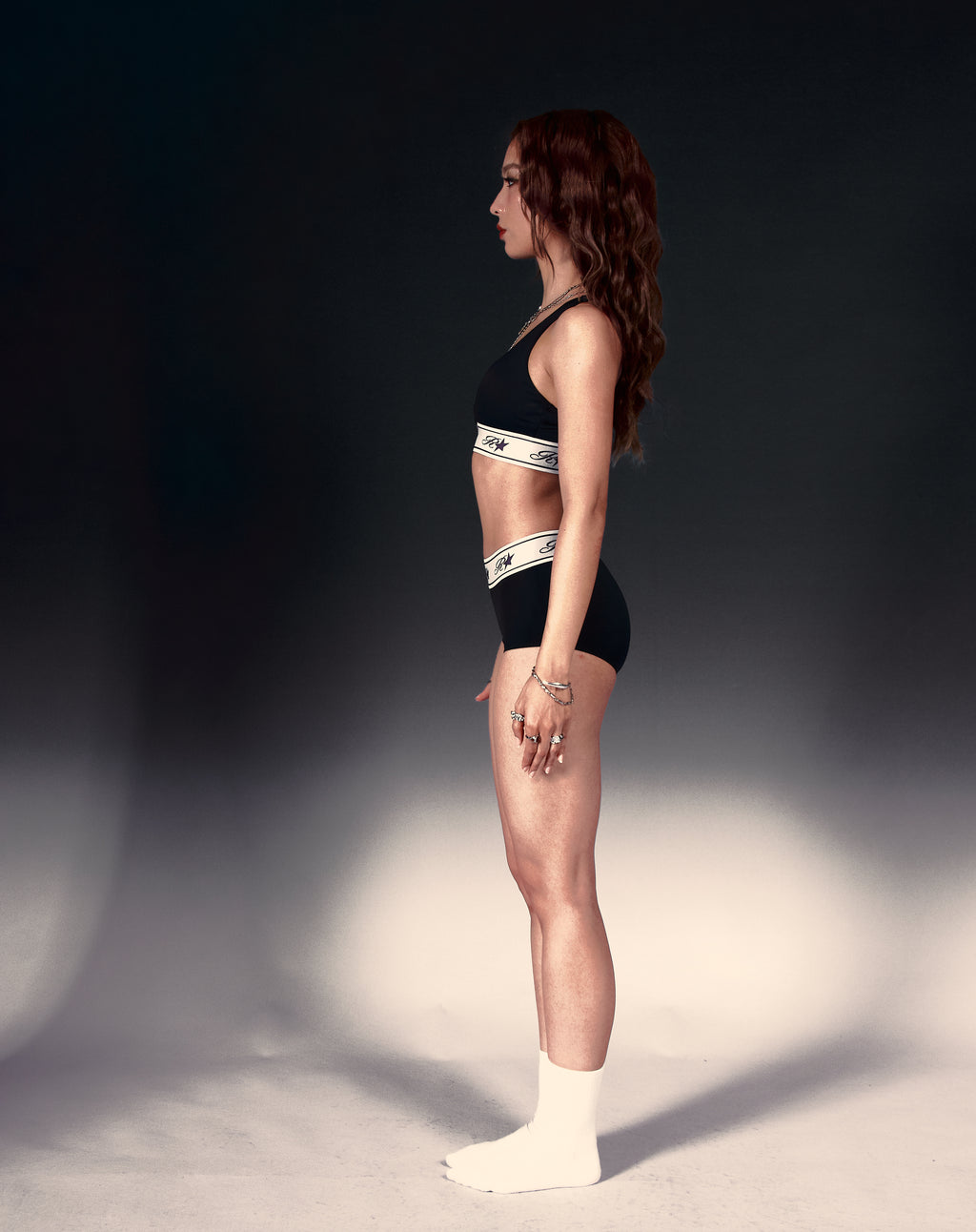 Sports Star Bra Set - Black