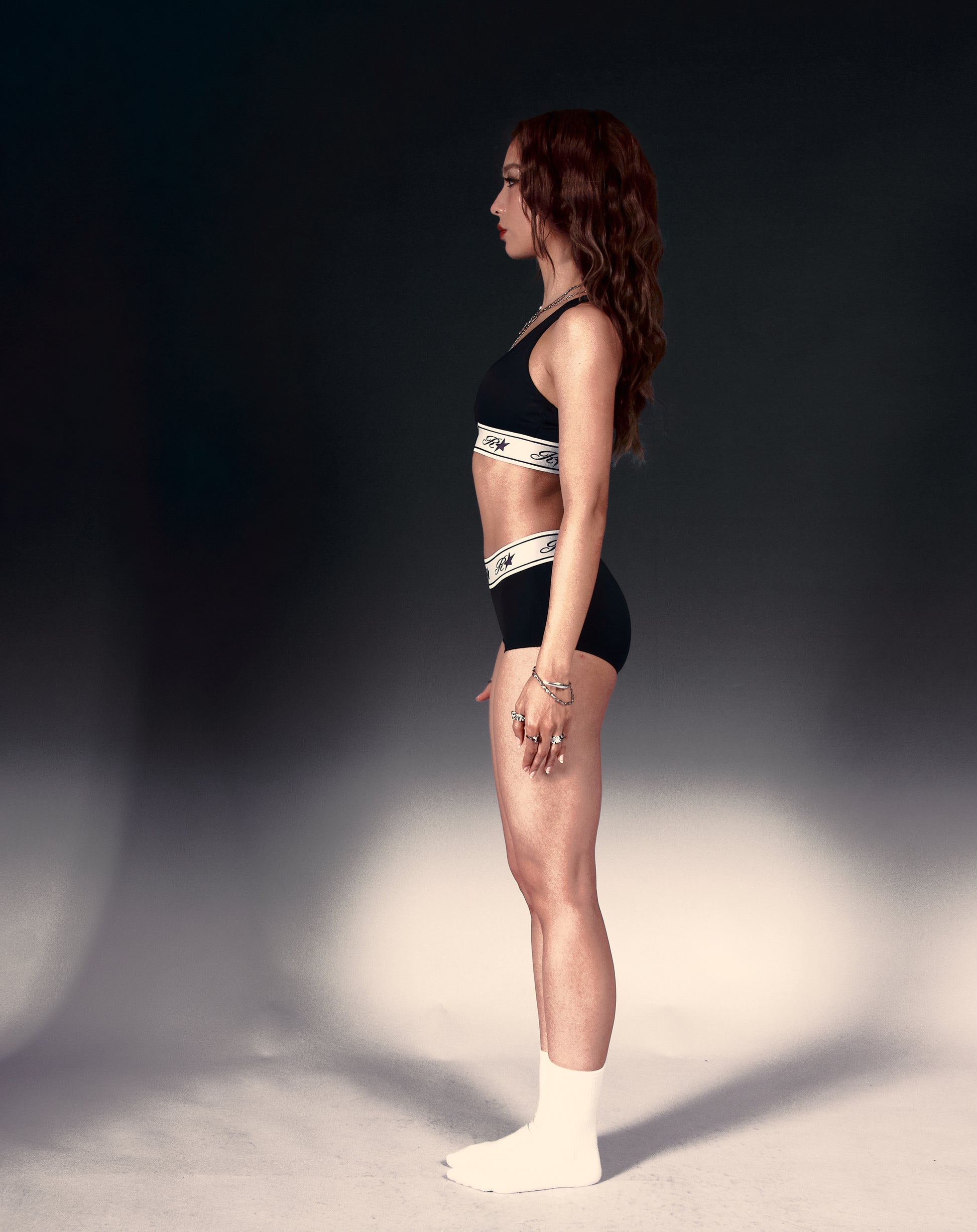 Sports Star Bra Set - Black