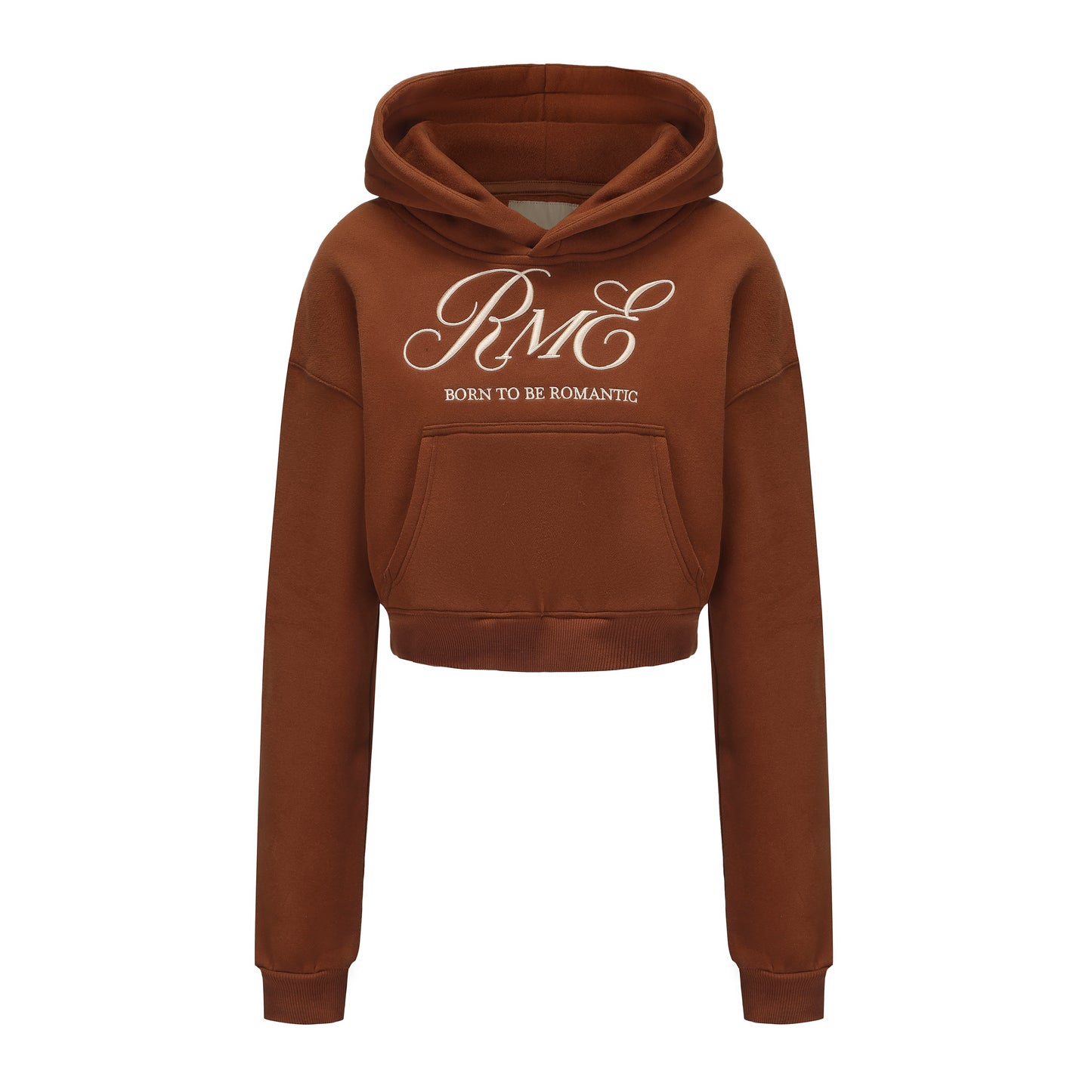 Street Mode Short Hoodie - Brown