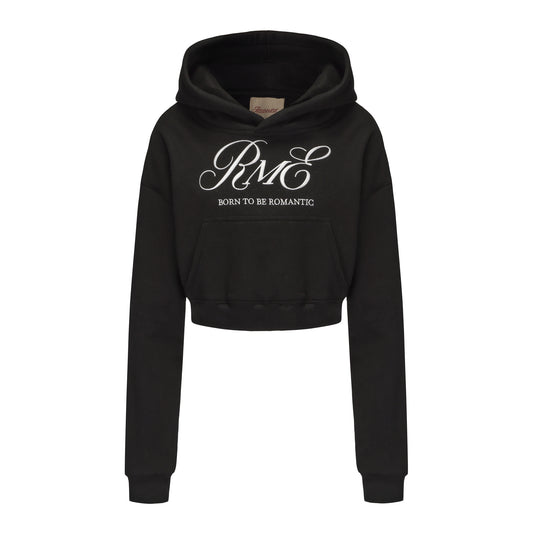 Street Mode Short Hoodie - Black