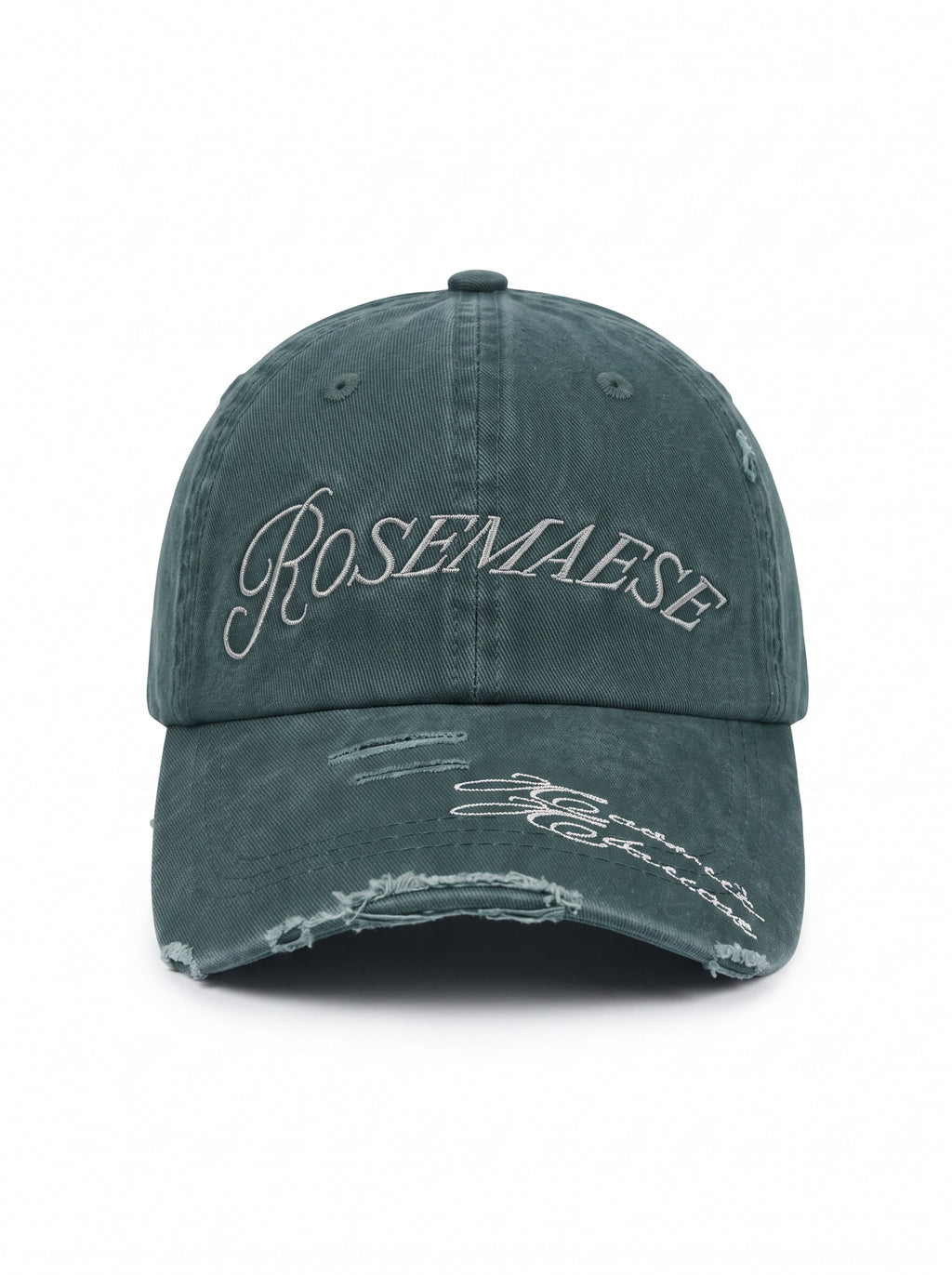 Frayed Rose Cap - Grey