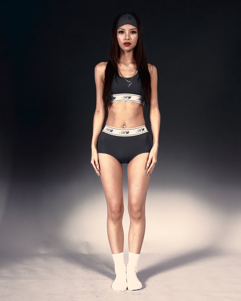 Sports Star Bra Set - Navy