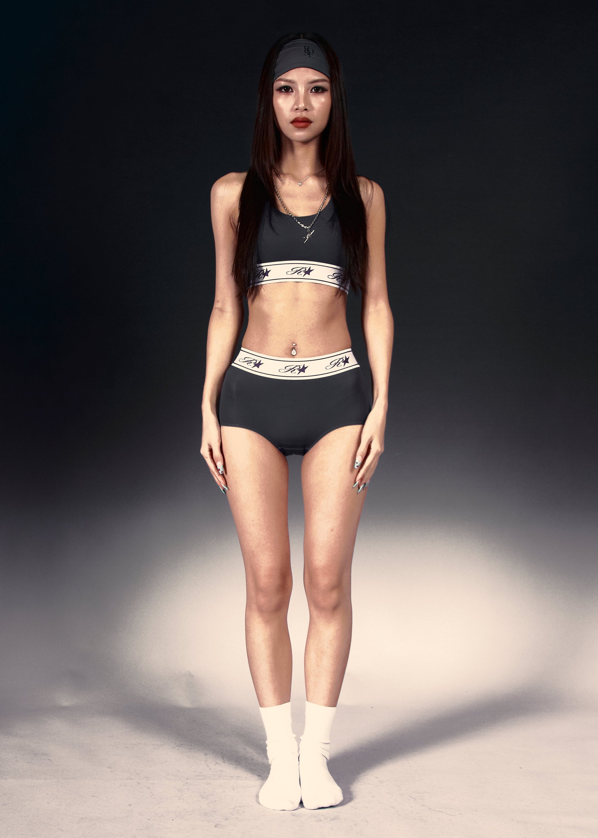 Sports Star Bra Set - Navy
