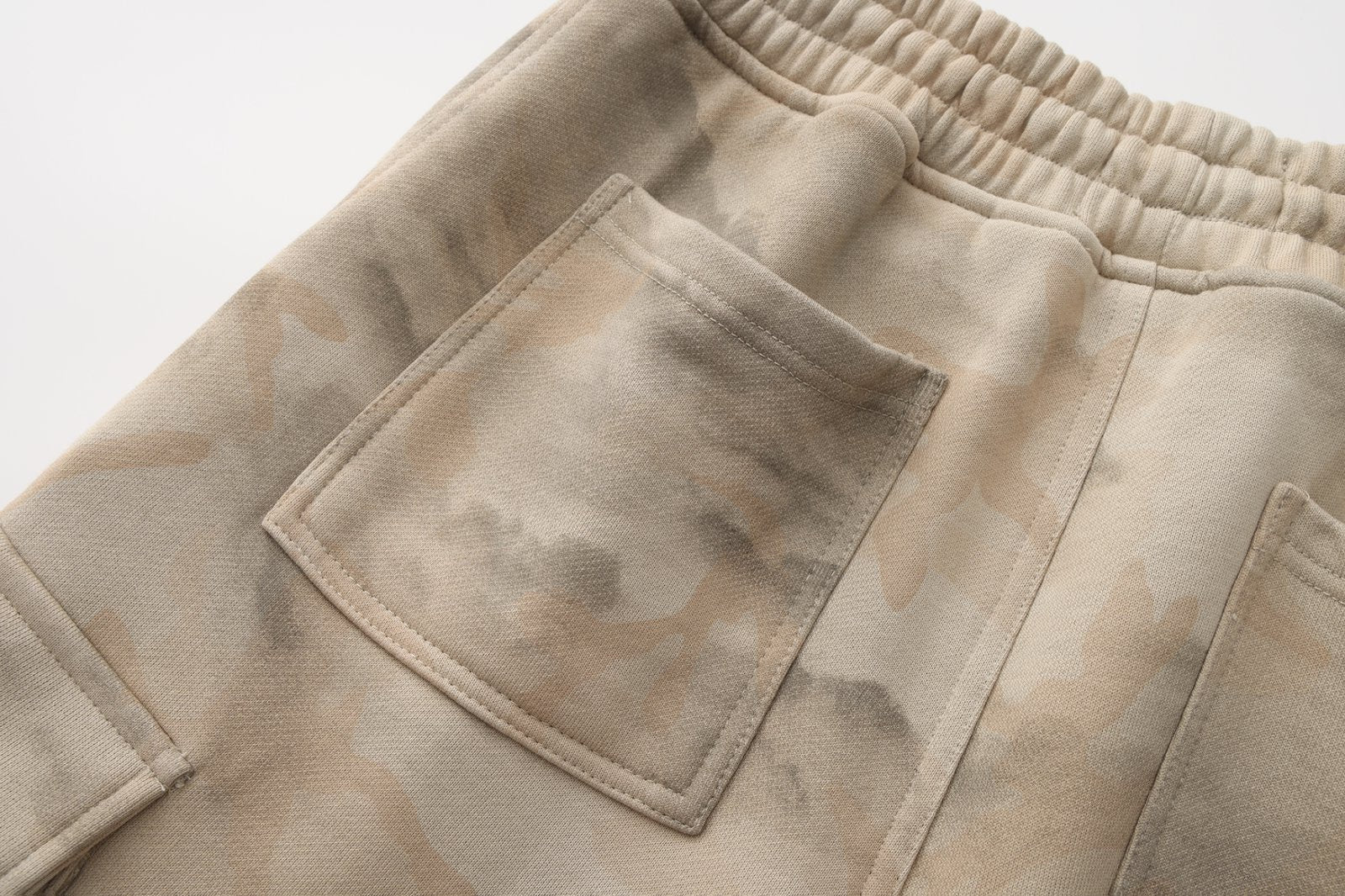 Cotton Parachute Pants - Light Camo