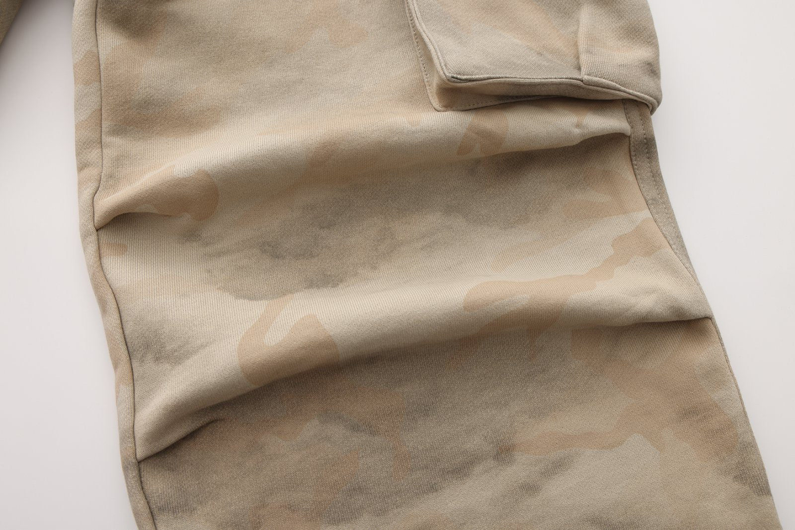 Cotton Parachute Pants - Light Camo