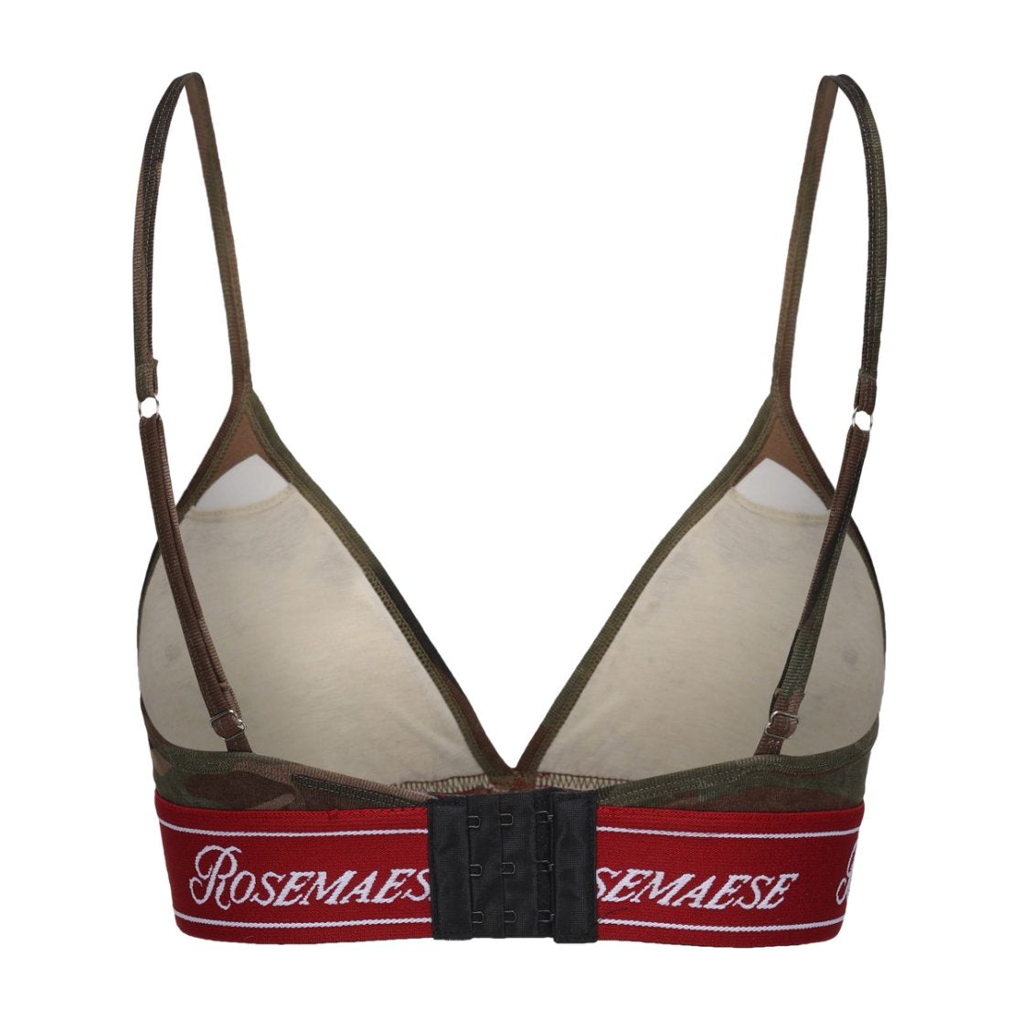 Cotton Triangle Bralette Set - Dark Camo