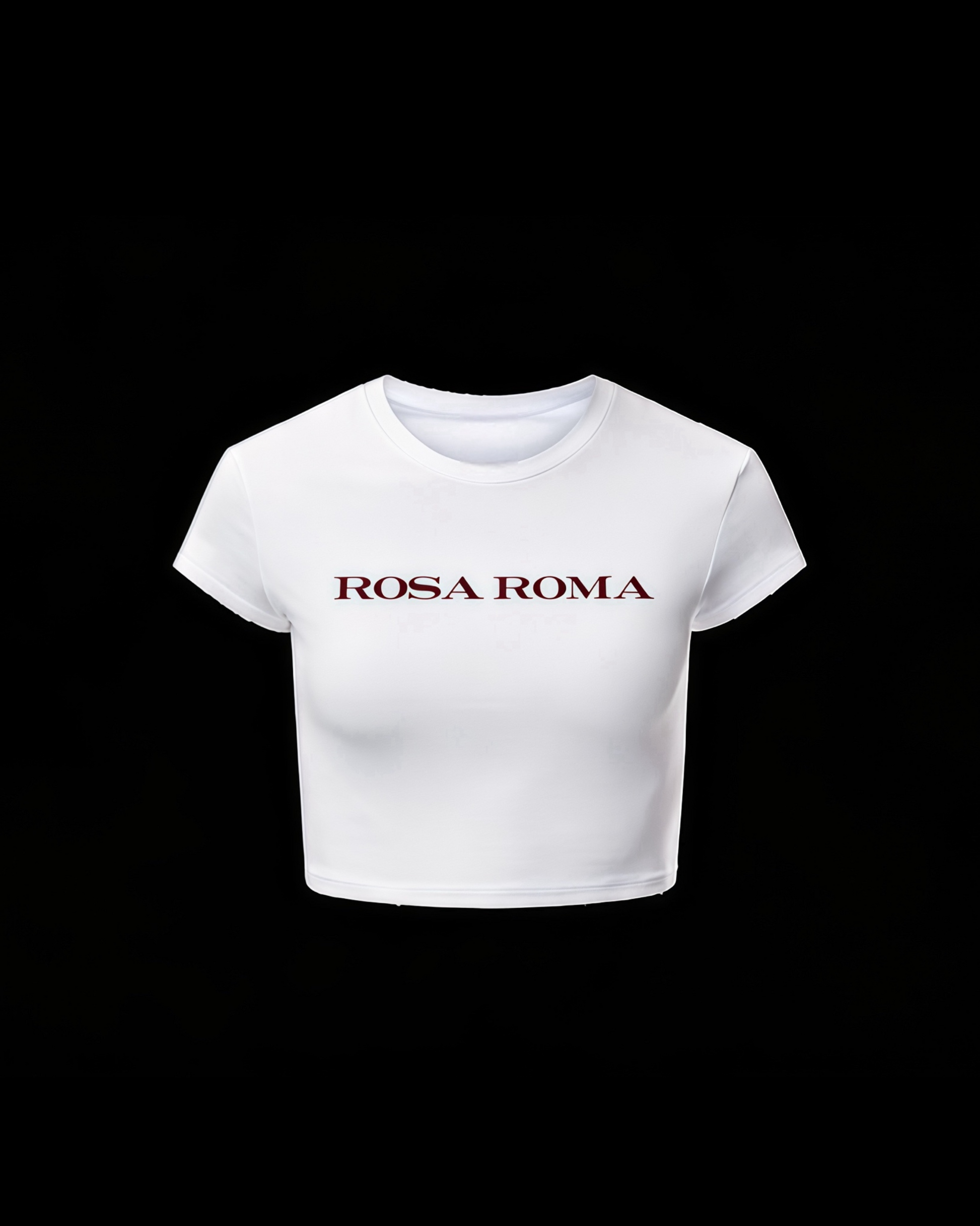 ROSA ROMA CROPPED TEE