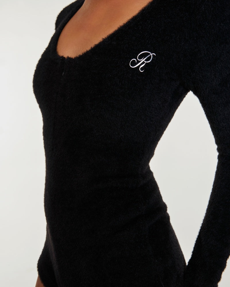 Cozy Darling Bodysuit - Black