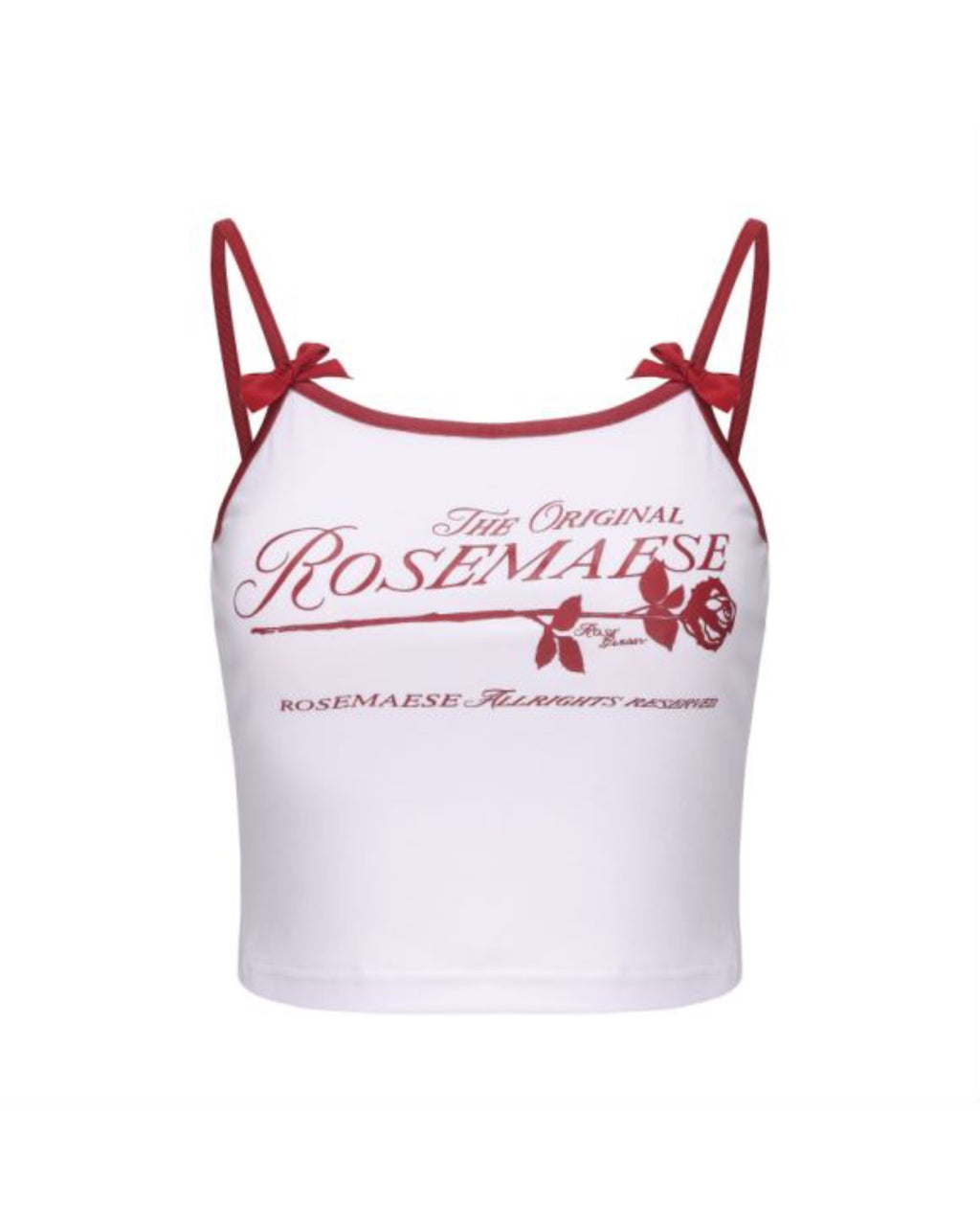 Mini Bow Camisole - White