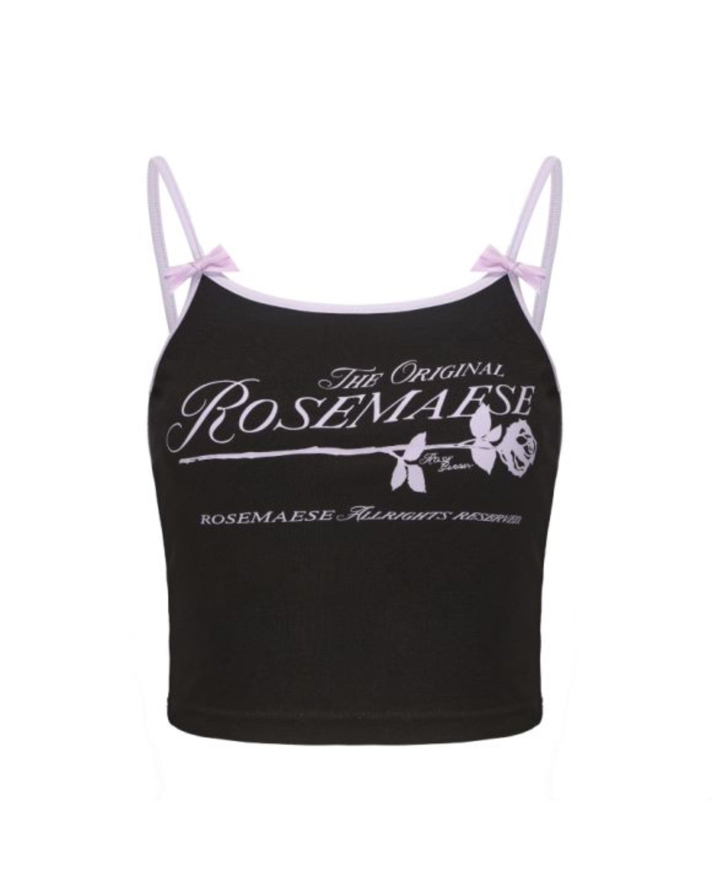 Mini Bow Camisole - Black