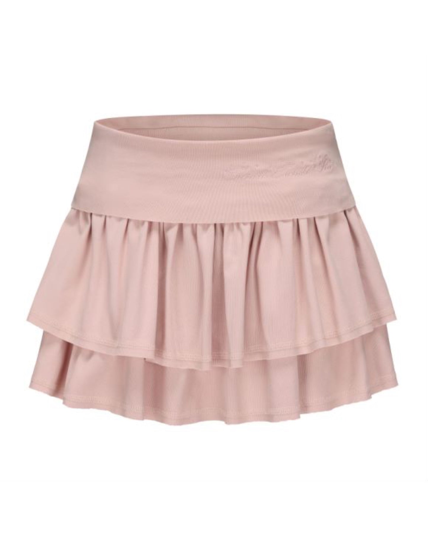 Embroidered Cake Skirt - Pink