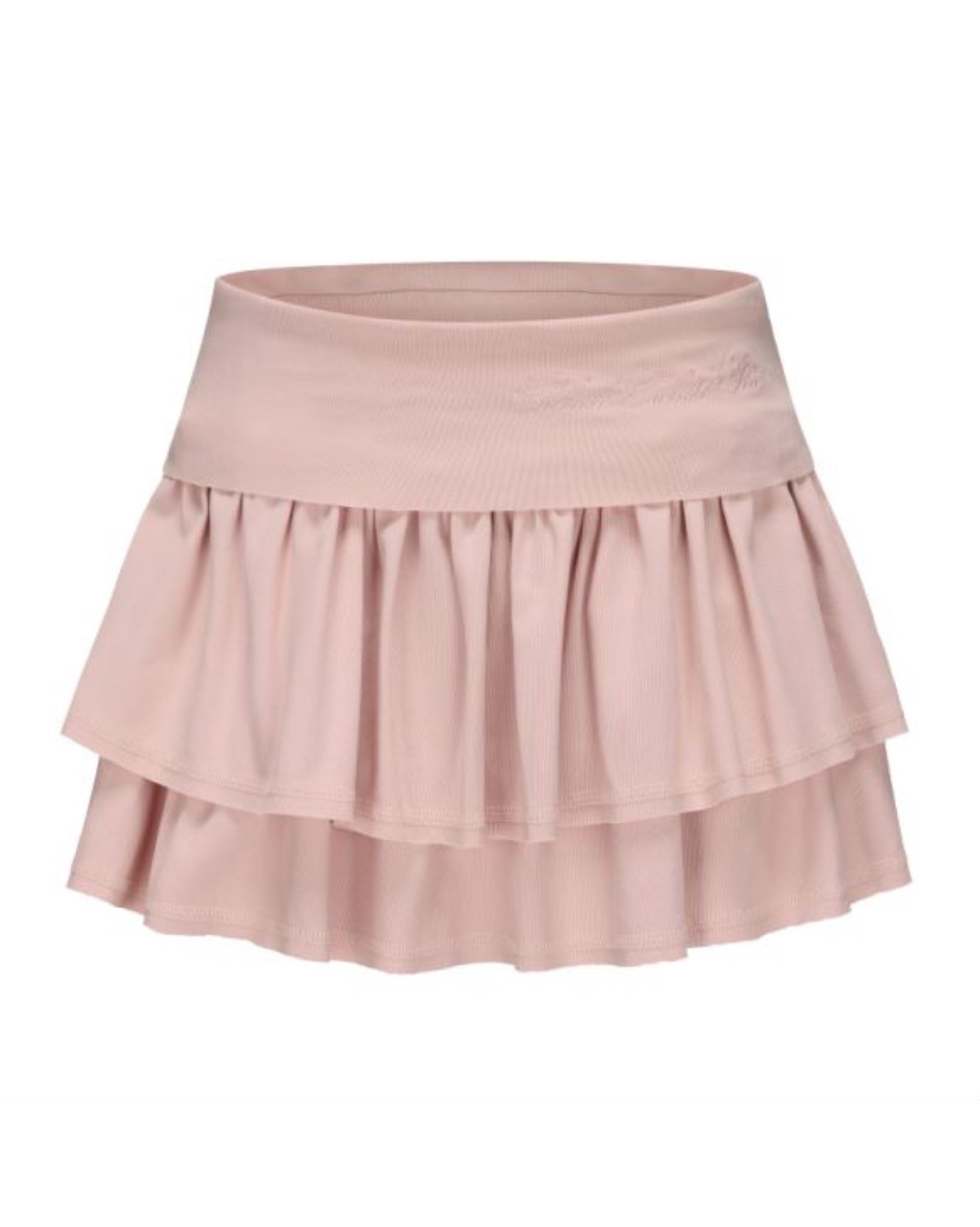 Embroidered Cake Skirt - Pink