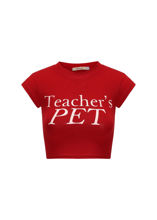 Teacher's Pet BabyTee - Red