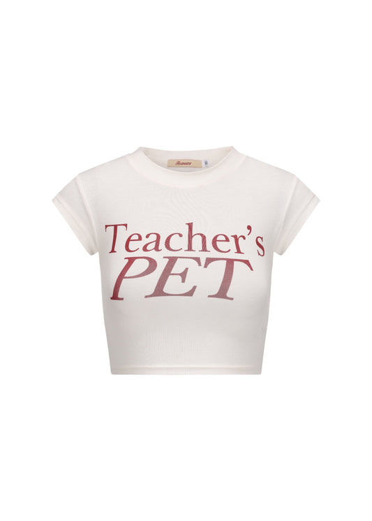 Teacher's Pet BabyTee - White